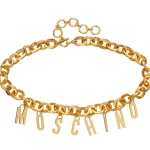 Moschino X H&M NEW Gold Plated belt WITH Tags